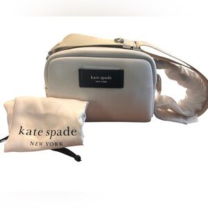 Kate Spade Puffed Smooth Leather Crossbody Bag NWT